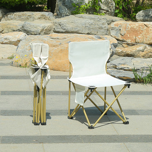 <span class=keywords><strong>Chaise</strong></span> <span class=keywords><strong>pliante</strong></span> Portable en acier inoxydable pour activités de plein air tabouret en bois massif moderne pour la pêche <span class=keywords><strong>Camping</strong></span> plage jardin loisirs - Product Image 2
