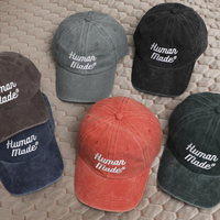 Gorra de Béisbol Estilo Polo, Lisa, Lavada, Deportiva, con Parche Tejido, Ajustable, de 6 Paneles, de Algodón y Mezclilla, Personalizable, Gorras Tipo Dad Hat