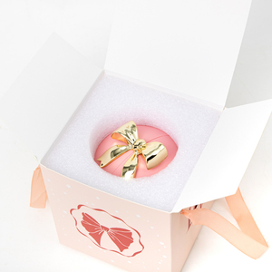 Caja de Joyería de Lujo Zebopak con Diseño de Bola Navideña, Logotipo Personalizado, Esfera Creativa con Rosa Preservada, Caja de Regalo para Anillos, Bodas y Fiestas, Venta al Por Mayor - Product Image 2