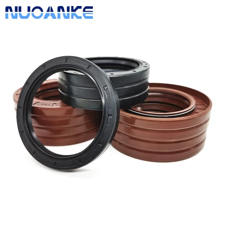 Nuoanke selo de óleo esqueleto, china, fabricação de alta qualidade tc selo de óleo duplo lábio rotatório eixo oilselo nbr fkm silicone selo de óleo de borracha tc