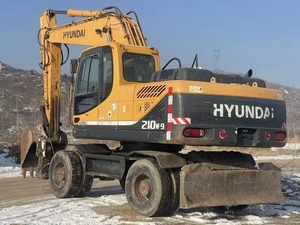 Excavadora de Ruedas Moderna de 210W-9, 21 Toneladas, Modelo Coreano, Excavadora de Ruedas Hyundai 210 de Alta Calidad, Se Vende a Bajo Precio y Personalizable - Product Image 2