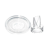 Pompe d'allaitement manuelle compatible OEM, petite, portable, accessoires sans BPA, en silicone de qualité alimentaire, valve en forme de bec de canard, débit variable