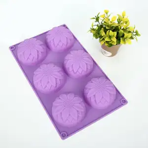 Kreative DIY Sonnenblumen kuchen Backen Silikon formen Brot Süßigkeiten Gelee Gebäck Form maschinen Schokolade Silikon formen