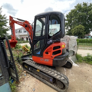 รถขุดตีนตะขาบ Kubota U35 ขนาด 3.5 ตัน เครื่องยนต์ดีเซล คุณภาพสูง ขาย - Product Image 1