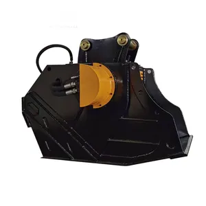 Artesanía fina Vibración Rotary Hormigón Crush Bucket Herramienta rota Pc200 Excavadora Cubo de trituración de piedra