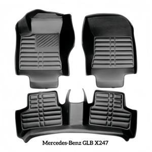 Tapis de sol BORNSELLER 5D à couverture intégrale, toutes saisons, écologiques, antidérapants pour <span class=keywords><strong>Fiat</strong></span> <span class=keywords><strong>Freemont</strong></span>, en cuir imperméable et EVA - Product Image 4