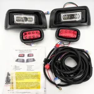 EZGO جديد Fasion الأساسية TXT مجموعة إضاءة LED | عربة جولف مجموعة إضاءة LED ل EZGO TXT 1996-2013 الغاز والكهرباء