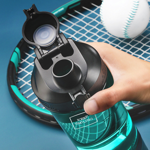 Lançamento 2026 Garrafa <span class=keywords><strong>Shaker</strong></span> de Proteína de 500ML/20oz para Academia e Fitness, Material Tritan, Livre de BPA, à Prova de Vazamento, com Compartimento de Armazenamento - Product Image 3