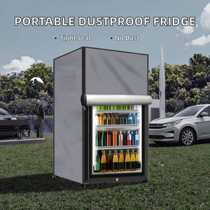Refrigerador Portátil de Bebidas com Porta Única, Temperatura Única, Tecido Oxford, À Prova de Poeira, Fechamento com Cordão, Fácil de Usar - Product Image 5