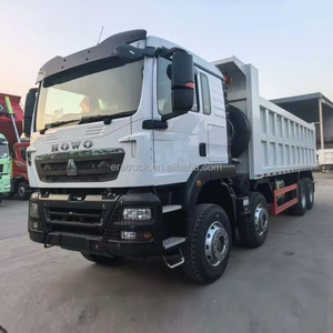 Promotion : Camion benne Sinotruk Howo TX 8x4 d'origine, faible consommation de carburant, levage hydraulique de charges lourdes, idéal pour les mines, livraison rapide - Product Image 1