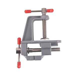 <b>Mini</b> Bench Vise Smooth Jaw 3C14 Diy Stationary Metal <b>Clamp</b> For Model Work - Product Image 4