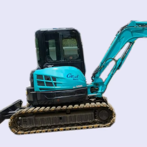 Kobelco เครื่องขุดขนาดเล็ก5.5T SK55SR SK55 42KW จากญี่ปุ่นใช้เวลาต่ำเครื่องจักรจากประเทศจีนได้รับการบำรุงรักษาเป็นอย่างดี - Product Image 1