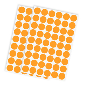 Hongtaixiang A5 Color Self Adhesive Dot <b>Labels</b> PVC <b>Waterproof</b> Round Vinyl Warehouse Classification <b>Labels</b> For Supermarkets - Product Image 2