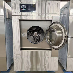 Lavadora-Extractora Industrial Automática de 25 KG, Totalmente de Acero Inoxidable, Tipo Suspensión, para Lavanderías, Hoteles y Fábricas - Product Image 1