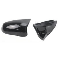 Accessoires de remplacement, coques de rétroviseurs noires brillantes en ABS, coques de rétroviseurs latéraux arrière pour BMW X1 IX1 U11 U12 X2 IX2 U10