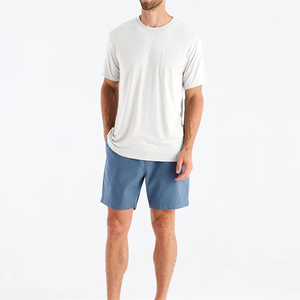 All'ingrosso 100% di bambù degli uomini t-shirt su misura di base t-shirt <span class=keywords><strong>con</strong></span> tasca per gli uomini tessuto fresco in estate - Product Image 5