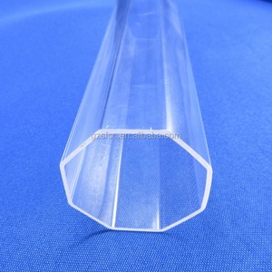 Tube creux octogonal transparent en PMMA avec fonction anti-UV - Product Image 3