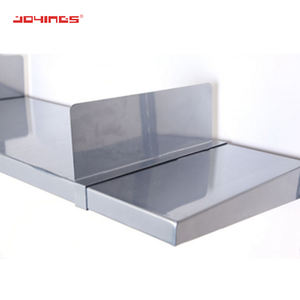 Ensemble de bureau moderne avec plateau en MDF, étagères métalliques DIY faciles à assembler pour placard et mobilier de maison - Product Image 4