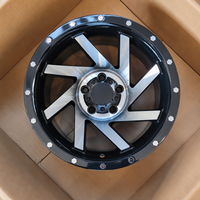 Jantes en alliage forgées par flux LSDZ 15x10.0 5x114.3 139.7 6x139.7 à rebord super profond type turbine pour Jimny Wrangler Hilux Offroad