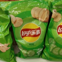 Lays Potato Chips Con sabor a pepino Caja de regalo extra grande Plus Pack