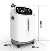 Oxygénateur médical portable 5L à usage vétérinaire Concentrateur d'oxygène de qualité hospitalière et générateur d'oxygène en vente