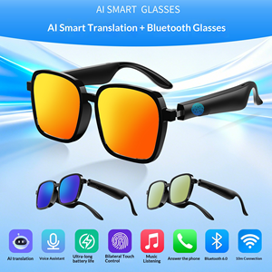 Auriculares Inalámbricos XG93 para Deportes al Aire Libre, Correr, Ciclismo, Viajes, Gafas Inteligentes con Traducción IA y Cambio de Color - Product Image 1