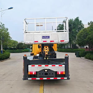 Nuovo Camion con Piattaforma Aerea Telescopica Diesel Sino Homan, Braccio a 8 Sezioni da 32 Metri per Pulizia Illuminazione Stradale - Product Image 5
