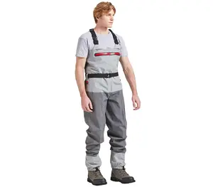 3 Layer Waterproof And Breathable Waders Fly Fishing Chest Waders Stockingfoot Waders For Toddler