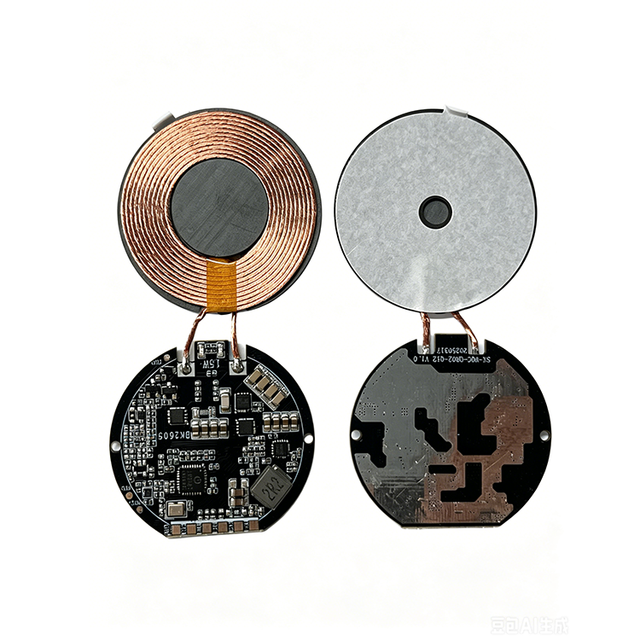 Compact 15W Qi2 Certificate Wireless Inductive Charging Coil Module Integrated PCB Copper Coil for Furniture Charging Table