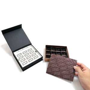 Bonbonbons de fábrica, donut, praline, macaron, fresa, bar, papel, trufa dulce, postre, galletas, embalaje, caja de chocolate para dulces - Product Image 4