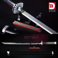 DK1516 Modelo Decorativo de Katana Samurai, 759 Piezas con Funda, Soporte de Exhibición, Juego de Bloques de Construcción Coleccionables para Escritorio, Ensamblaje DIY