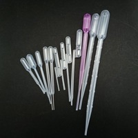 Pipette en plastique jetable TP-DB10120 120ul Pipette de transfert à double ampoule Pasteur graduée à double ampoule