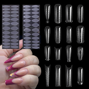 Wholesale 24pcs Manicure False Acrylic <b>Nails</b> <b>Extension</b> Poly Gel <b>Nail</b> Form Mold for <b>Nail</b> DIY - Product Image 5