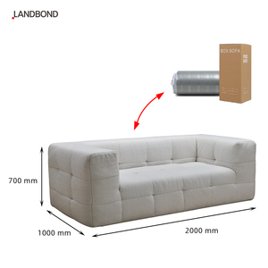 <span class=keywords><strong>Canapé</strong></span> modulaire sectionnel personnalisé en <span class=keywords><strong>tissu</strong></span> pour salon, sans structure, moderne, emballé sous vide, <span class=keywords><strong>canapé</strong></span> compressé une place pour entrepôt et villa - Product Image 1