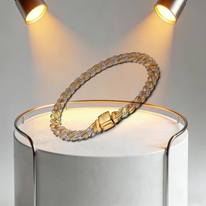 Nueva <span class=keywords><strong>Pulsera</strong></span> de Plata de Ley 925 Chapada en Oro de 18K con Circonita Brillante en Forma de Corazón, Ideal para Regalo de Joyería para Mujer, 2025 - Product Image 4