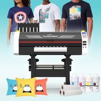 Printer DTF 5 Warna Baru Lebar Cetak Maksimum 60cm Mesin Cetak Kaos Transfer Termal dengan Garansi 1 Tahun