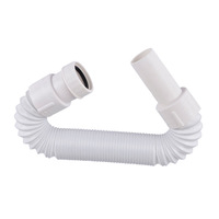 Tuyau de vidange de lavabo en fil d'acier intégré tuyau de vidange télescopique universel salle de bains lavabo de cuisine tuyau Flexible d'évacuation des eaux usées