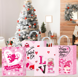 DAMAI High-Value Sentimental Festival Paper Handbag In-Stock Gift Bag Custom-Printed Gift Bags Versatile for Various Party - Product Image 1