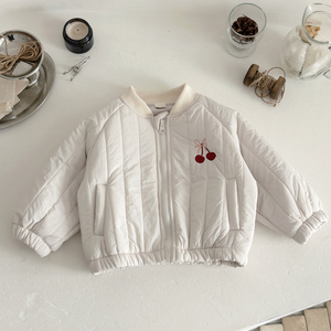 เสื้อแจ็คเก็ตเด็กวัยหัดเดิน เด็กชาย เด็กหญิง แขนยาว ปักลายห่าน ผ้าโพลีเอไมด์ เสื้อโค้ทกันหนาว เสื้อผ้าเด็ก - Product Image 2