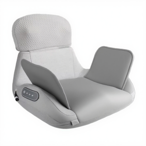 Coussin chauffant pour <span class=keywords><strong>siège</strong></span> <span class=keywords><strong>de</strong></span> voiture avec rembourrage épais <span class=keywords><strong>et</strong></span> design ergonomique, doté d'un <span class=keywords><strong>massage</strong></span> par vibration pour soulager la fatigue lombaire du conducteur - Product Image 1