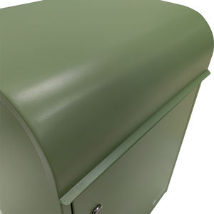 Boîte aux lettres en acier galvanisé avec poteau, design de boîte aux lettres extérieure durable - Product Image 2