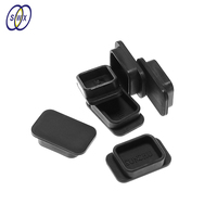 Capuchons de protection rectangulaires en caoutchouc moulé sur mesure, résistants à la chaleur et à l'ozone, pour connecteurs électriques, anti-poussière et anti-humidité