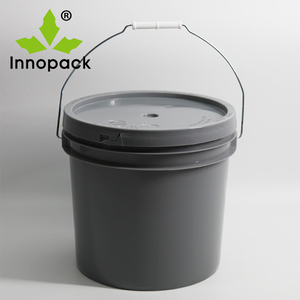 Seau à peinture en plastique antistatique de qualité alimentaire de 3 gallons avec couvercle inviolable et poignée en métal pour fûts, seaux et barils - Product Image 4