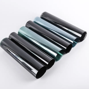 Accessoires d'extérieur de voiture en matériau PET 1.52*30M FX-BK05 SD. <span class=keywords><strong>Film</strong></span> teinté réfléchissant métallique noir pour fenêtre - Product Image 1