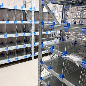 فاصل شبكي معلق مجلفن لرفوف الجندولا، شبكة سلكية ملحومة لتقسيم الرفوف - Product Image 3