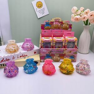 Boîte mystère Squishy Sac de Fortune, jouet à presser transparent à paillettes, anti-stress, sensoriel, pour enfants, cadeau surprise d'anniversaire ou de fête - Product Image 1