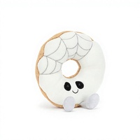 Jellyca (Royaume-Uni) – Nouvelle collection de donuts en peluche pour Halloween : toile d'araignée, donut givré, jouet doux et moelleux, série alimentaire effrayante et mignonne, prêt à être expédié en B2B