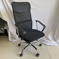 Chaise de bureau ergonomique en maille à dossier haut, chaise de bureau à domicile réglable et pivotante, chaise de direction