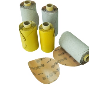 נייר לטש דביק לבן 5 אינץ' איכותי במיוחד, תוצרת מפעל, גריט P40-P1000, עובי 1 מ\\\"מ, ייבוש בינוני, PSA, למכירה חמה - Product Image 3