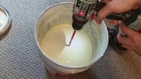 Mélangeur de peinture à tige ronde en acier, tige d'agitation pour perceuse électrique, accessoire pour outil électrique pour mélanger revêtements, enduit et mortier
